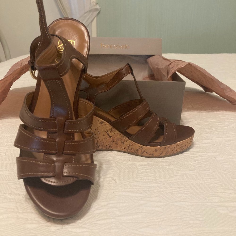 Franco Sarto MaryBeth Wedge Women's Sandals Size 9 M